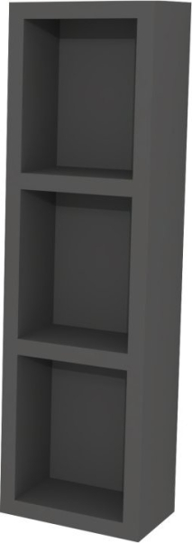 Mereo Aira, koupelnová skříňka 20 cm, horní, policová, Multidecor, Šedý diamant CN796SSEDD