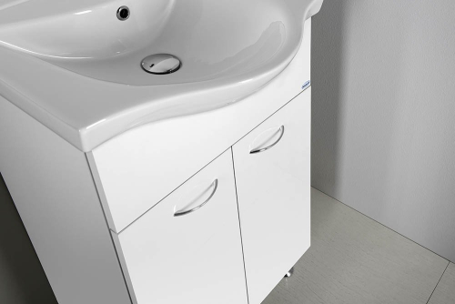 Aqualine KERAMIA FRESH umyvadlová skříňka 51, 1x74x34cm, bílá 50057