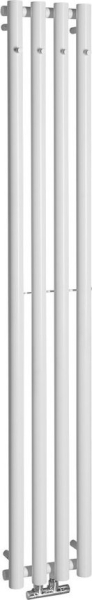 Sapho PILON otopné těleso 270x1800mm, se čtyřmi háčky pro ručník, bílá mat IZ121T