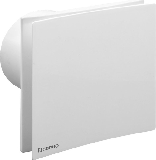 Sapho EIRA koupelnový ventilátor axiální, 15W, potrubí 100mm, bílá EI101