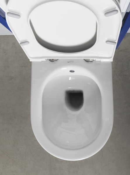 Isvea INFINITY CLEANWASH závěsná WC mísa, integrovaný ventil a bidet. sprška, Rimless, 36, 5x53cm, bílá 10NFS1001I