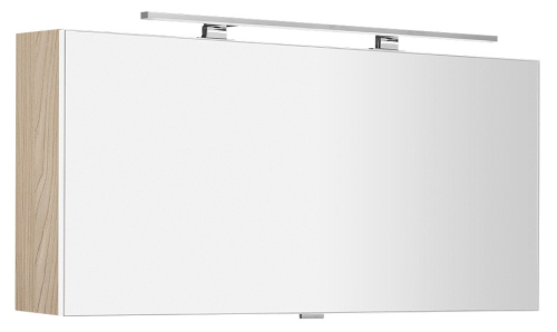 Sapho CLOE galerka s LED osvětlením 120x50x18cm, jilm bardini CE120-0013