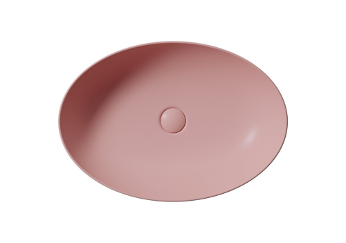 GSI PURA keramické umyvadlo na desku, 60x42cm, blush mat 884224