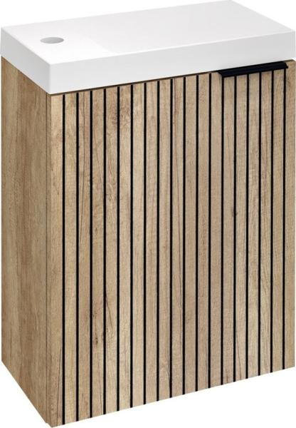 Sapho LATUS X umyvadlová skříňka 39, 4x50x22cm, dub alabama strip LT110-2322