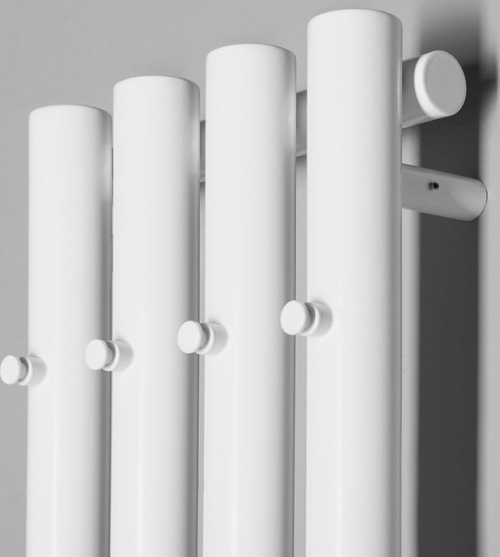 Sapho PILON otopné těleso 270x1800mm, se čtyřmi háčky pro ručník, bílá mat IZ121T