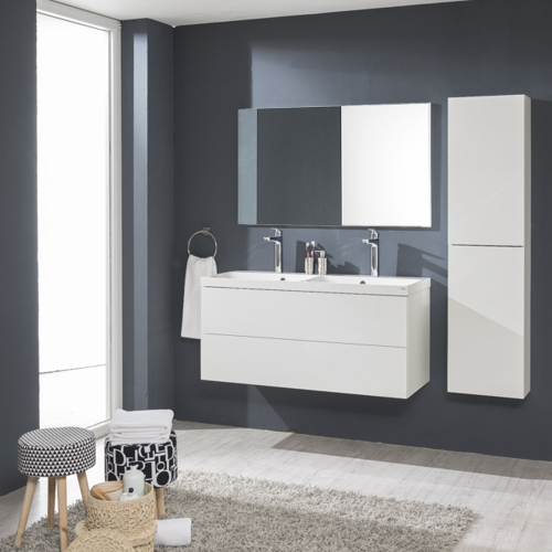 Mereo Aira, koupelnová skříňka s keramickým umyvadlem 81 cm, dub Kronberg CN721