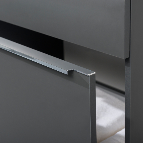Mereo Mailo, koupelnová skříňka 81 cm, chrom madlo, Multidecor, Dub Bardolino CN591SDBAR