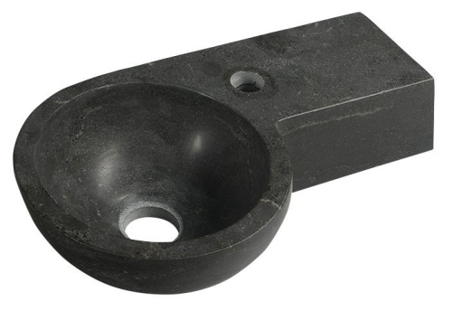 Sapho BLOK kamenné umývátko 40x23cm, antracit 2401-32