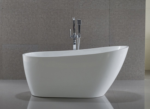 Aqualine TISA volně stojící vana, 150x75cm, bílá E1575