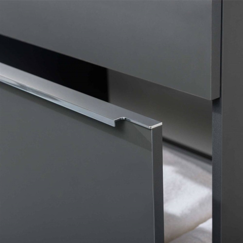 Mereo Mailo, koupelnová skříňka 81 cm, chrom madlo, Multidecor, Chromix stříbrný CN591SACST