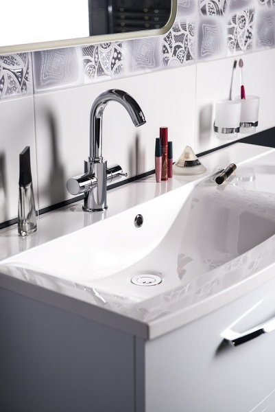 Sapho AIRTECH stojánková umyvadlová baterie, chrom 417/S