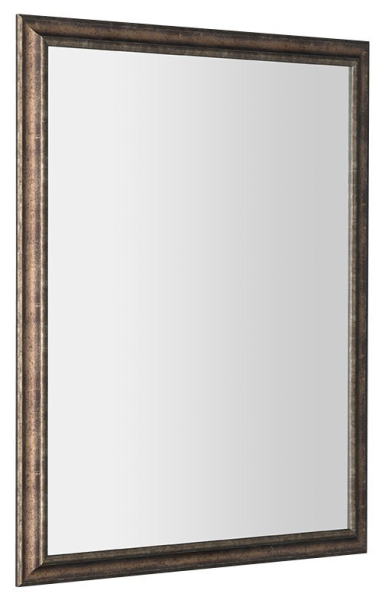 Sapho ROMINA zrcadlo v dřevěném rámu 68x88cm, bronzová patina NL397