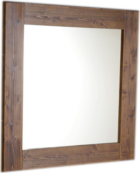 Sapho BRAND zrcadlo v dřevěném rámu 60x80cm, mořený smrk BA058S