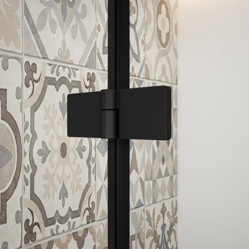 Gelco TRINITY BLACK čtvercový sprchový kout 1000x1000mm, čiré sklo, levé GT5610-10CL-B