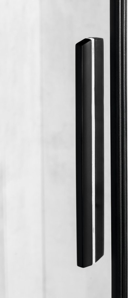 Polysan ALTIS LINE BLACK posuvné dveře 1470-1510mm, výška 2000mm, čiré sklo AL4212B
