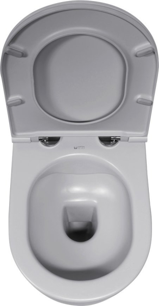 Isvea INFINITY závěsná WC mísa, Rimless, 36, 5x53cm, stone grey 10NF02004-2V