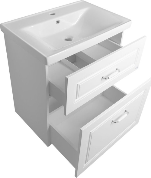 Aqualine FAVOLO umyvadlová skříňka 67x72, 5x44, 6cm, bílá mat FV270