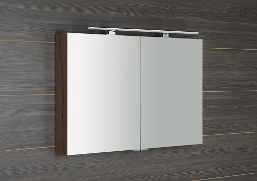 Sapho MIRRÓ galerka s LED osvětlením, 100x70x16cm, borovice rustik MC100-0016