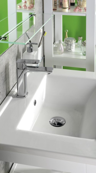 Aqualine FACTOR stojánková umyvadlová baterie, chrom FC103