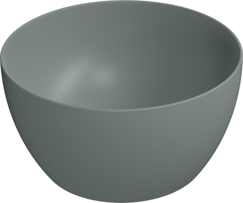 GSI PURA keramické umyvadlo na desku vysoké, průměr 42cm, agave mat 885204