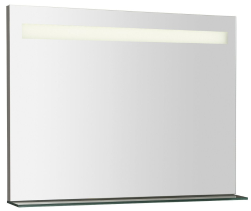 Sapho BRETO zrcadlo s LED osvětlením a policí 80x60, 8cm BT080