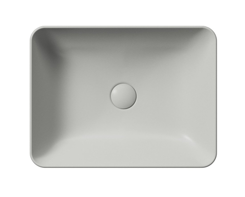 GSI SAND/NUBES keramické umyvadlo na desku 50x38cm, cenere mat 903717