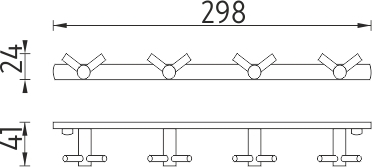 Nimco BORMO Čtyřháček s dvojitými háčky BR 11108-26