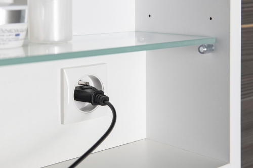 Sapho CLOE galerka s LED osvětlením 120x50x18cm, bílá CE120-0030