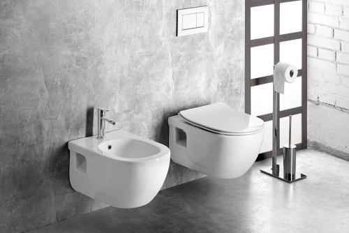 Sapho BRILLA bidet závěsný, 35, 5x53 cm, bílá 100624