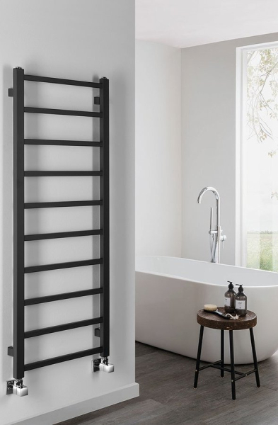 Sapho METRO LIGHT otopné těleso 400x1140 mm, černá mat IR445TB