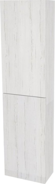 Mereo Aira, koupelnová skříňka 170 cm vysoká, levé otevírání, Multidecor, Pino Aurélio CN794LNPINO