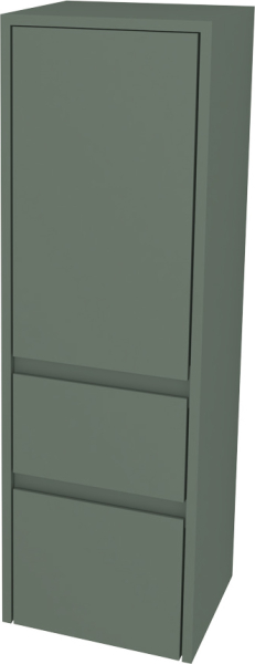Mereo Opto koupelnová skříňka vysoká 125 cm, pravé otevírání, Multidecor, Zelená Verde CN995PZEV1