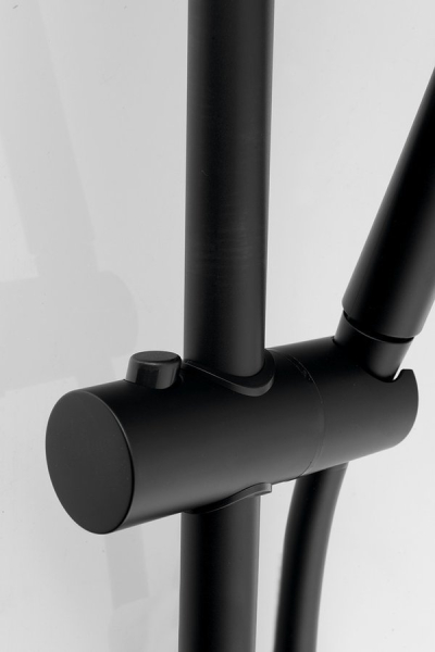 Sapho Sprchová souprava, posuvný držák 700mm, černá mat SC515