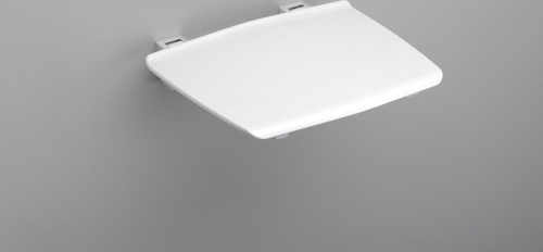 Gelco GELCO sklopné sedátko do sprchového koutu 32, 5x32, 5cm, bílá GS120W