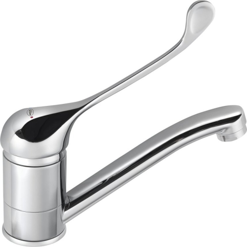 Bruckner HOFFER stojánková umyvadlová baterie, otočné ramínko, lékařská páka, chrom 424.004.1
