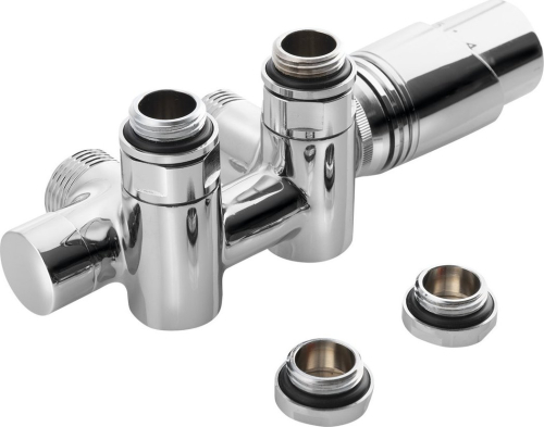 Bruckner WICHER COMBI připojovací sada termostatická pro středové připojení 50mm, chrom 600.331.1