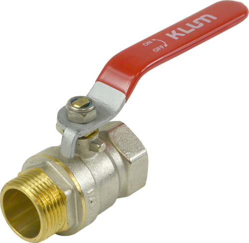 Klum Kohout kulový kovaný pákový, voda, MxF, 3/4" CR173D