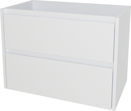 Mereo Opto, koupelnová skříňka 81 cm, Multidecor, Arktická bílá CN991SBIAA