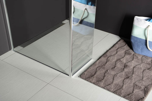 Polysan MODULAR SHOWER pevný panel k instalaci na stěnu modulu MS2, 400 mm, levý MS2B-40L
