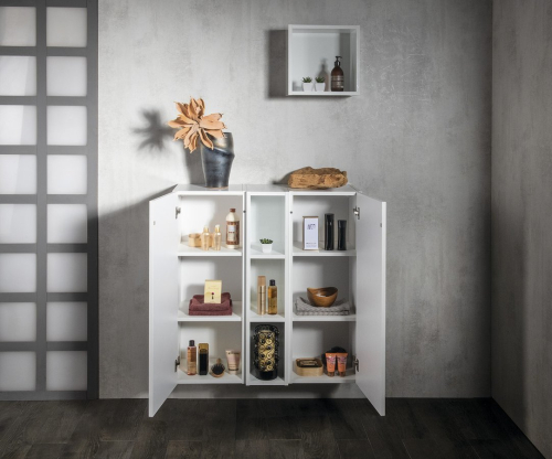 Sapho ESPACE skříňka 35x94x32cm, 1x dvířka, levá/pravá, jilm bardini ESC530-1313