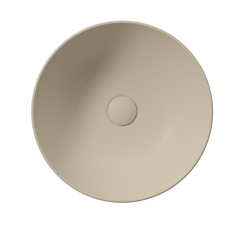 GSI PURA keramické umyvadlo na desku, průměr 42cm, creta mat 885108