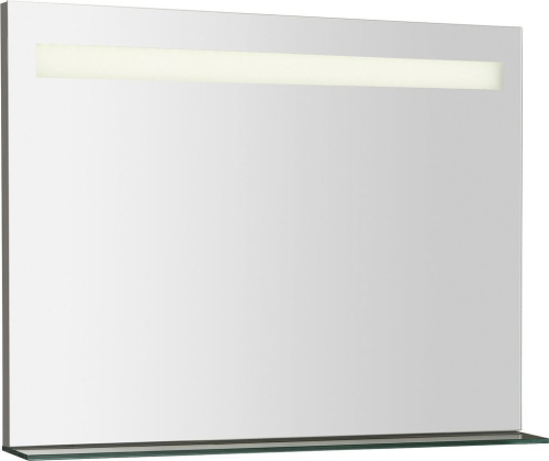 Sapho BRETO zrcadlo s LED osvětlením a policí 80x60, 8cm BT080