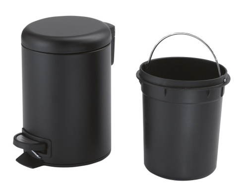 Gedy POTTY odpadkový koš 3l, Soft Close, černá mat 320914