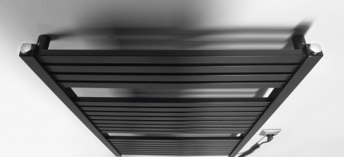 Aqualine TONDI-E elektrické otopné těleso rovné 600x970 mm, 400 W, černá mat DE466T