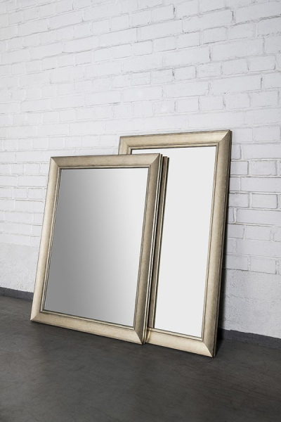 Sapho CORONA zrcadlo v dřevěném rámu 62, 8x102, 8cm, champagne NL721