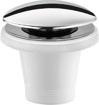 Polysan Vanová výpust 6/4", click-clack, chrom 71704