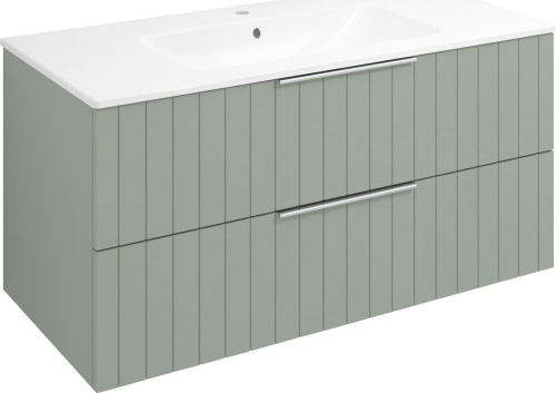 Sapho CIRASA umyvadlová skříňka 99, 8x52x46cm, verde strip CR100-4444S