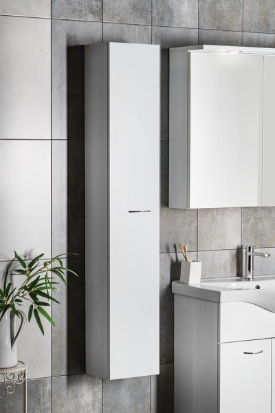 Aqualine ZOJA/KERAMIA FRESH skříňka vysoká 25x140x20cm, bílá 51125