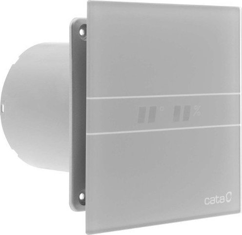 Cata E-100 GSTH koupelnový ventilátor axiální s automatem, 4W/8W, potrubí 100mm, stříbr 00900600