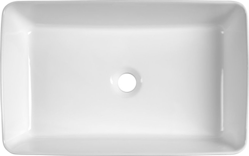 Aqualine Keramické umyvadlo na desku, 54x33cm, bílá 54331